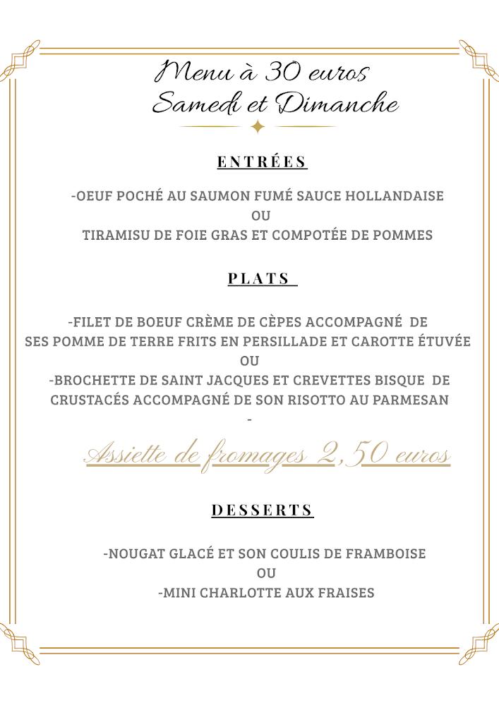 Auberge de la Cléry - Menu Image 4
